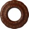 Ekena Millwork Lisbon Ceiling Medallion (Canopies up to 7"), 15 3/8"OD x 7"ID x 1"P, Burnished Mahogany Crackle CM15LIBMC - alternate 1
